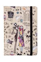 Opakowanie DISNEY BURTON'S - NOTES A5 / 80 K. LINIA Z GUMKĄ - WZÓR 1 - NIGHTMARE