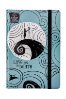 Opakowanie DISNEY BURTON'S - NOTES A5 / 80 K. LINIA Z GUMKĄ - WZÓR 3 - NIGHTMARE