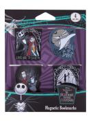 Opakowanie DISNEY BURTON'S - ZAKŁADKI MAGNETYCZNE 4 szt MIX - WZÓR 1 - NIGHTMARE