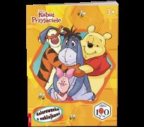 Okładka książki Disney Kubuś i przyjaciele Kolorowanka z naklejkami NA-9147
