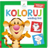 Okładka książki Disney Maluch Koloruj Według Linii