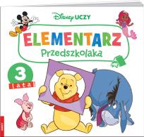 Okładka książki Disney Uczy Elementarz przedszkolaka 3 lata!