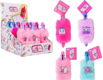 Opakowanie Długopis 6-kolorowy plusz mix CUBIE SQUAD