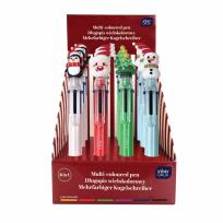 Opakowanie Długopis 6-kolorowy z toperem Christmas (12szt)