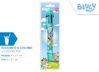 Opakowanie Długopis Bluey 6 kolorów BY00002