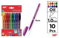 Opakowanie Długopis brokatowy 1mm 10 kolorów