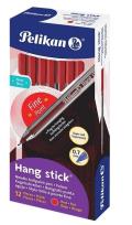 Opakowanie Długopis Hang Stick 0,7mm czerwony (12szt) PELIKAN