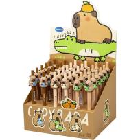 Opakowanie Długopis kulkowy Kapibara 0,5mm nieb. mix (36szt)