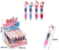 Opakowanie Długopis mini 4-kolorowy 0.7mm Hello Kitty (36szt)