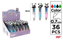Opakowanie Długopis mini 4-kolorowy 0.7mm panda (36szt)