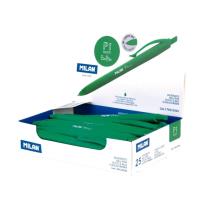Opakowanie Długopis P1 Rubber Touch zielony (25szt) MILAN