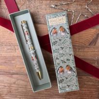 Opakowanie Długopis Ptaszki rudziki Święta