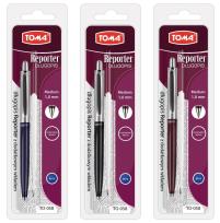 Opakowanie Długopis Reporter 1,0mm + wkład 1szt nieb mix