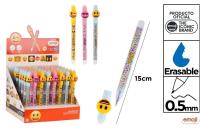 Opakowanie Długopis ścieralny 0,5mm Emoji (48szt)