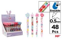 Opakowanie Długopis ścieralny 0,5mm kwiaty (48szt)