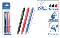 Opakowanie Długopis ścieralny mix kolorów 3szt