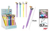 Opakowanie Długopis świecący 0.7mm Ptak Zebra Lama (36szt)