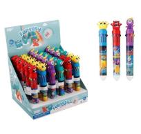 Opakowanie Długopis wielokolorowy Fantasy 10w1 Potwory (30szt