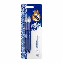 Opakowanie Długopis wymazywalny automatyczny 0,5mm Real Madrid blister 2 szt.