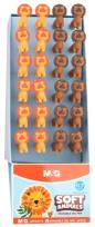 Opakowanie Długopis wymazywalny soft animals nieb (24szt) M&G