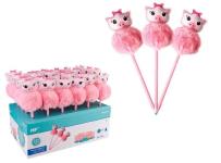 Opakowanie Długopis z pomponem 1.0mm Świnki (24szt)