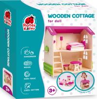 Opakowanie Domek drewniany dla lalki mały RW1001