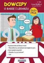 Okładka książki Dowcipy. O babie i lekarzu. Duży druk. Nr 150