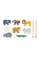 Opakowanie Drewniana gra w wędkowanie zwierzątka