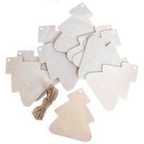 Opakowanie Drewniane zawieszki Boże Narodzenie 10szt