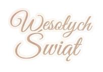 Opakowanie Drewniany napis: Wesołych Świąt 2 wzory 5szt