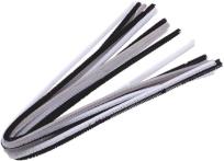 Opakowanie Drucik oplatany 50cm mix czarno-biały 10szt