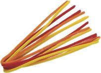 Opakowanie Drucik oplatany 50cm mix pomarańczowy 10szt