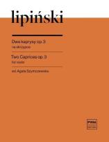 Okładka książki Dwa kaprysy op.3 na skrzypce solo