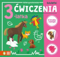Okładka książki Edulatki. Ćwiczenia 3-latka