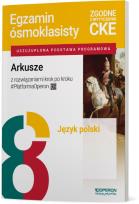 Okładka książki Egzamin ósmoklasisty SP 8 Język polski Arkusze