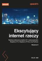 Okładka książki Ekscytujący internet rzeczy. Realizuj praktyczne projekty IoT z wykorzystaniem Raspberry Pi 5, Raspberry Pi Pico oraz Pythona wyd. 2