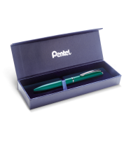 Opakowanie Eleganckie pióro kulkowe EnerGel 0,7 mm BL2007-S zielone w etui