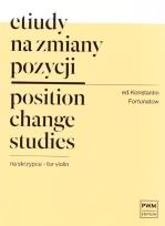 Okładka książki Etiudy na zmiany pozycji