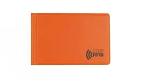 Opakowanie Etui na dokumenty z zabezpieczeniem RFID orange