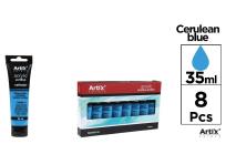 Opakowanie Farba akrylowa błękit podstawowy 35ml (8szt)