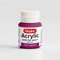 Opakowanie Farba akrylowa Czerń i czerwień 20ml