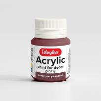 Opakowanie Farba akrylowa Mahoniowy brąz 20ml