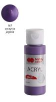 Opakowanie Farba akrylowa Matt jagodowy 60ml HAPPY COLOR