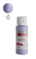 Opakowanie Farba akrylowa Matt liliowy bez 60ml HAPPY COLOR