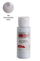 Opakowanie Farba akrylowa Matt szary 60ml HAPPY COLOR