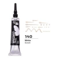 Opakowanie Farba aktylowa kontur universal perłowa white 20ml