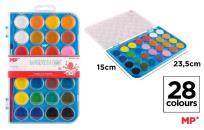 Opakowanie Farba akwarelowa z pędzelkiem 28 kolorów