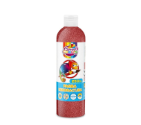 Opakowanie Farba dekoracyjna brokatowa czerwona 250ml