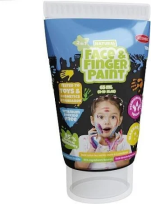 Opakowanie Farba dla malowania palcami czarna 65ml
