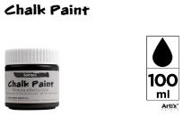 Opakowanie Farba kredowa 100ml czarna (6szt)